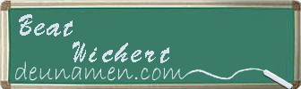 Beat Wichert Visitenkarte